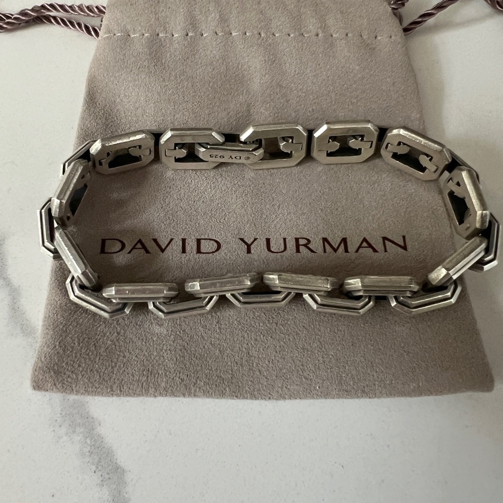David Yurman
Men's Sterling Silver Deco Link Bracelet